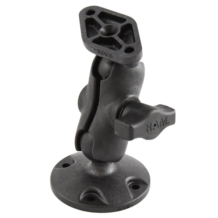 RAM Mount RAM High-Strength Composite Drill-Down Mount w/Diamond Plate [RAP-B-138-AU] - Houseboatparts.com