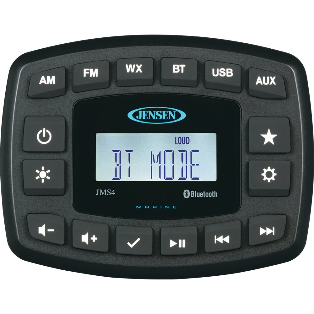 JENSEN JMS4RTL Stereo w/AM/FM/BT - Single Zone [JMS4RTL] - Houseboatparts.com