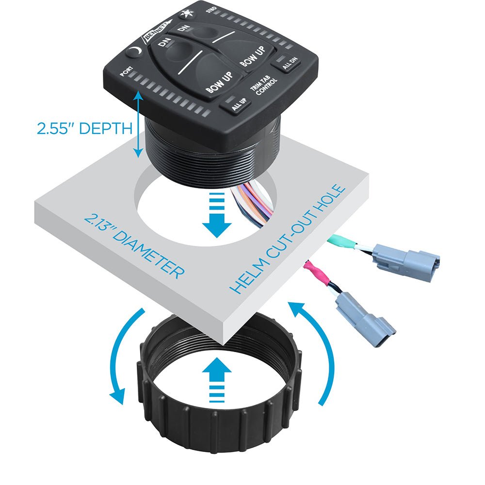 Bennett One Box Indication Unit f/BOLT Electric System [OBI9000-E] - Houseboatparts.com