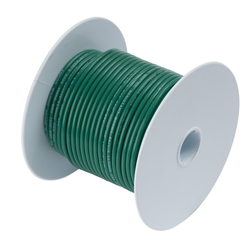 Ancor Tinned Copper Wire - 6 AWG - Green - 25 [112302] - Houseboatparts.com