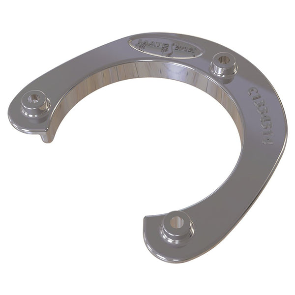 Mate Series Stainless Steel Rod Cup Holder Backing Plate f/Round Rod/Cup Only f/3-3/4" Holes [C1334314] - Houseboatparts.com