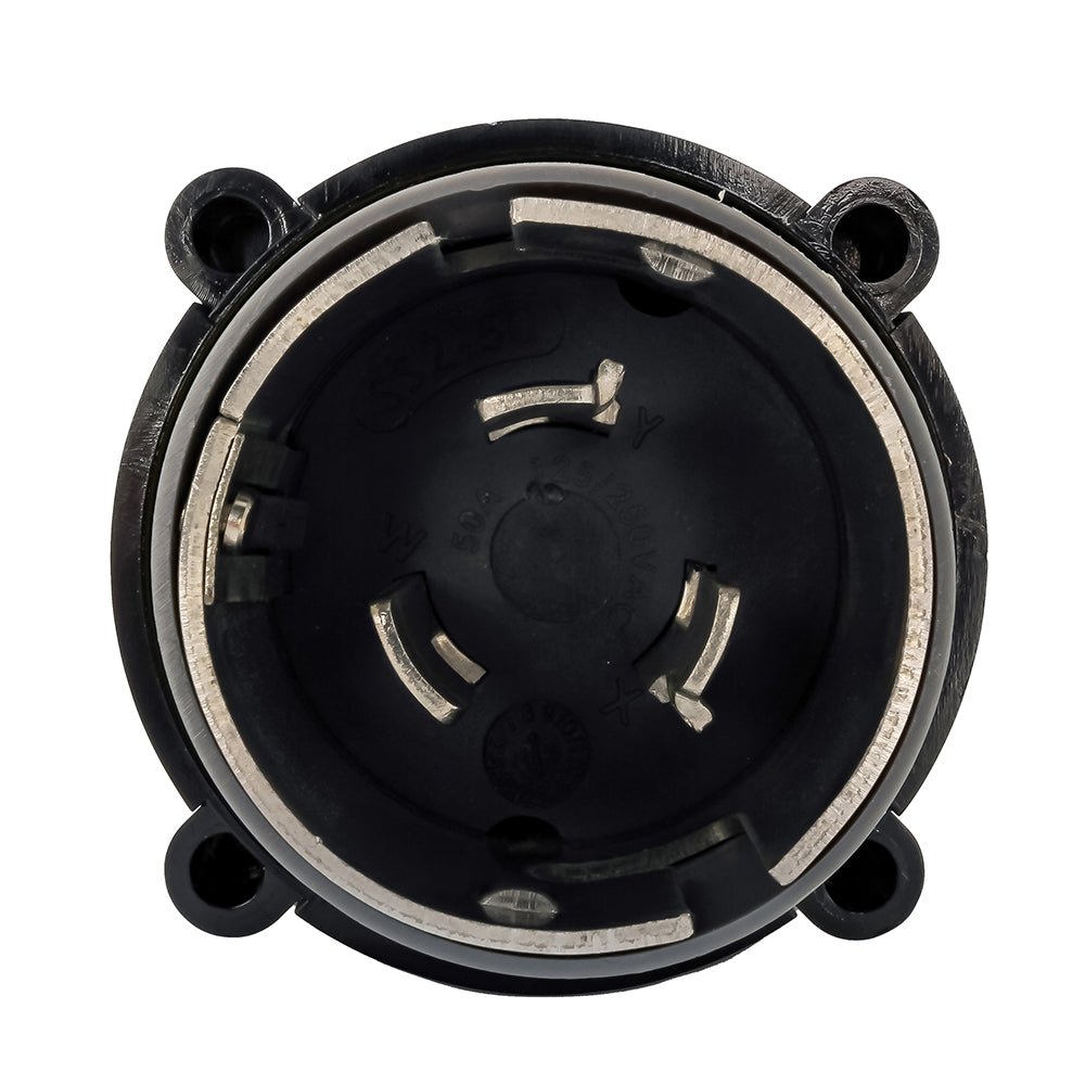 Camco 50AM/30AF Power Grip Marine 12" Locking Adapter - M-Lock/F-Locking Adapter [55625] - Houseboatparts.com