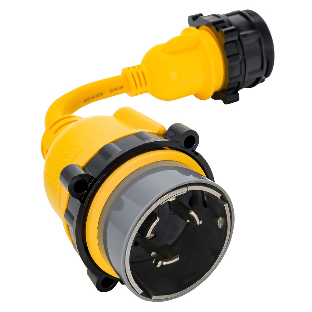 Camco 50AM/30AF Power Grip Marine 12" Locking Adapter - M-Lock/F-Locking Adapter [55625] - Houseboatparts.com