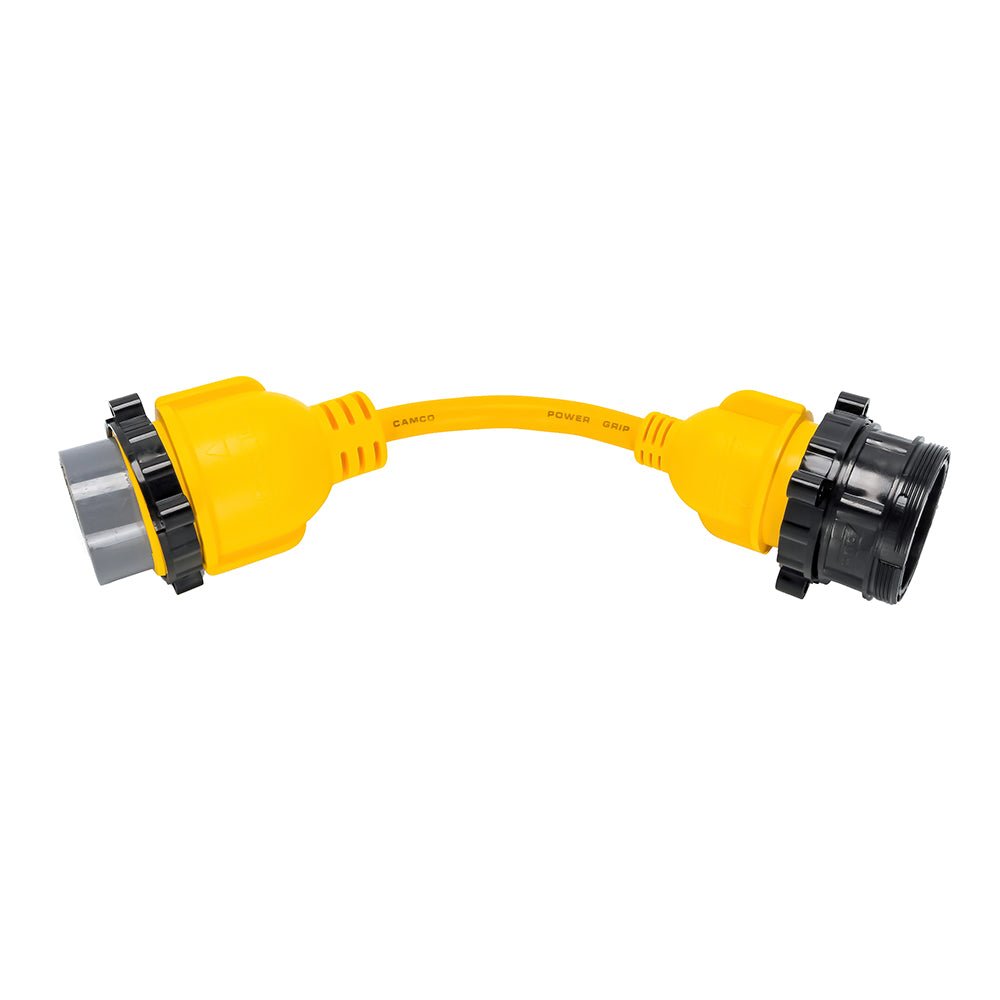 Camco 50AM/30AF Power Grip Marine 12" Locking Adapter - M-Lock/F-Locking Adapter [55625] - Houseboatparts.com