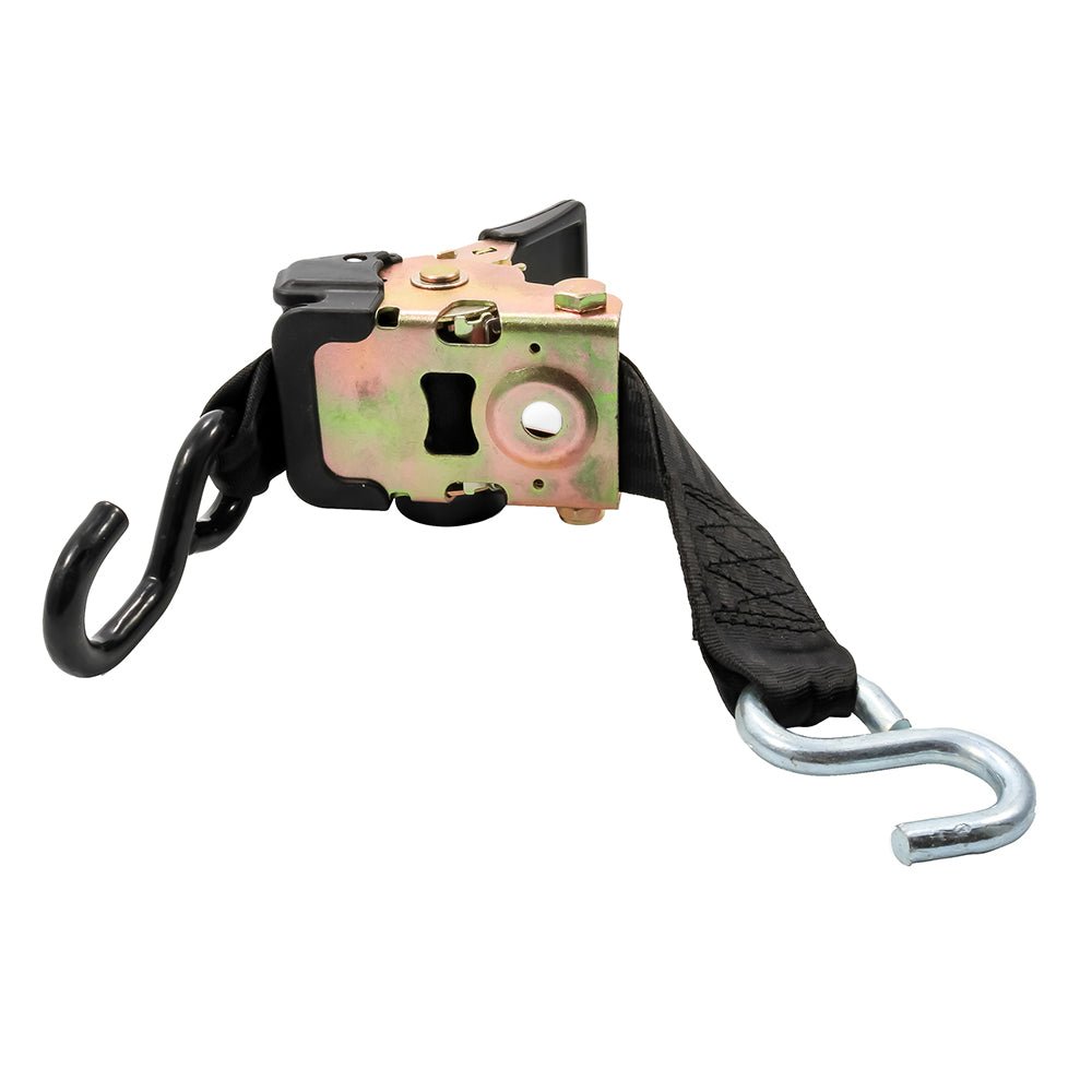 Camco Retractable Tie Down Straps - 2" Width 6 Dual Hooks [50031] - Houseboatparts.com