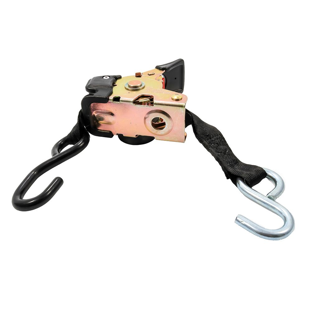 Camco Retractable Tie-Down Straps - 1" Width 6 Dual Hooks [50033] - Houseboatparts.com