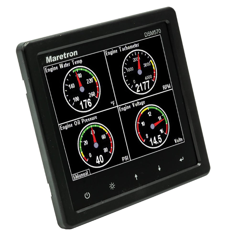 Maretron DSM570 5.7" High Resolution Color Display w/Black Enclosure [DSM570-01] - Houseboatparts.com