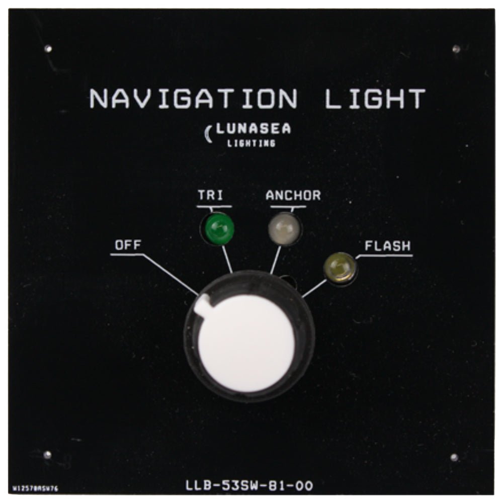 Lunasea Tri/Anchor/Flash Fixture Switch [LLB-53SW-81-00] - Houseboatparts.com