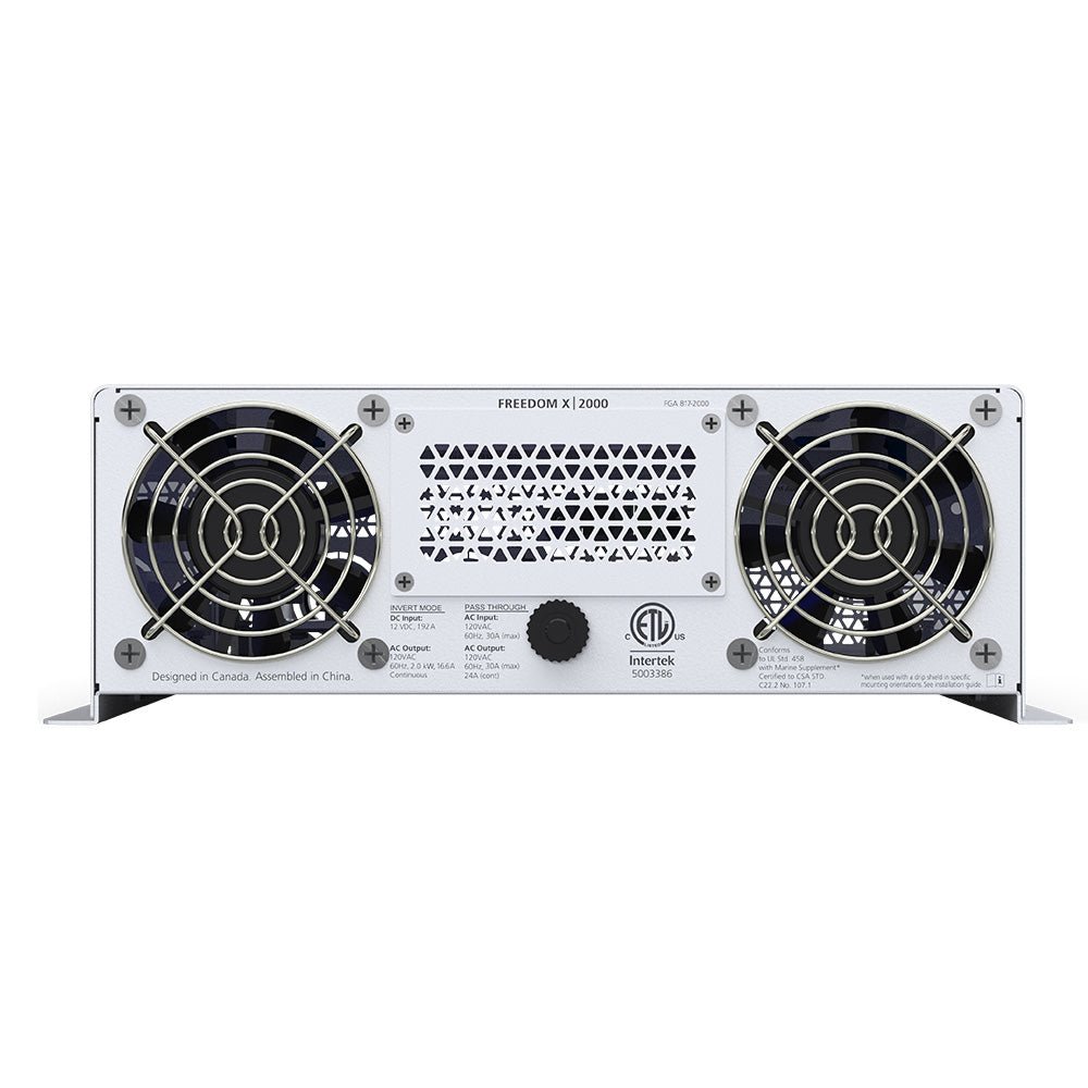 Xantrex Freedom X 2000 True Sine Wave Power Inverter - 24VDC - 120VAC - 2000W [817 - 2000 - 21] - Houseboatparts.com