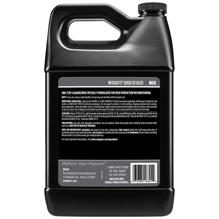 Meguiars Mirror Glaze Quick Detailer - 1 Gallon [M6601] - Houseboatparts.com