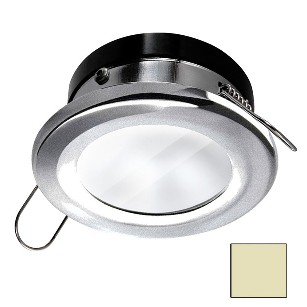 i2Systems Apeiron A1110Z Spring Mount Light - Round - Warm White - Brushed Nickel Finish [A1110Z-41CAB] - Houseboatparts.com