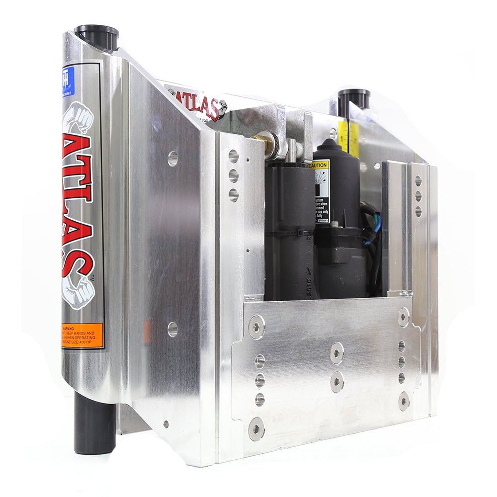 T-H Marine ATLAS 10" Set Back Hydraulic Jack Plate - Heavy Duty [AHJ-10VHD-DP] - Houseboatparts.com