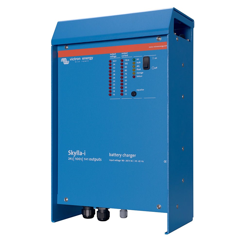 Victron Skylla - i Charger - 24 VDC - 100AMP - 2 - Bank - 230 VAC [SKI024100000] - Houseboatparts.com