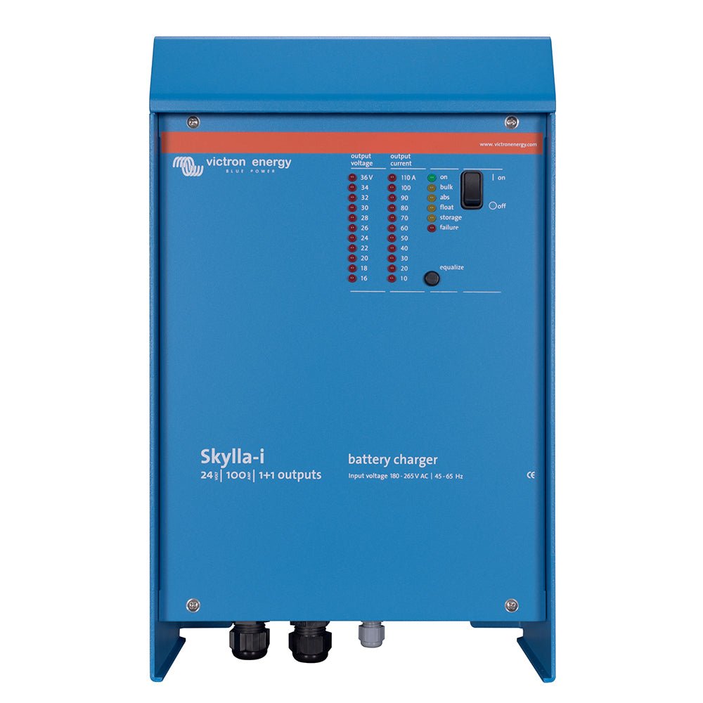 Victron Skylla - i Charger - 24 VDC - 100AMP - 2 - Bank - 230 VAC [SKI024100000] - Houseboatparts.com