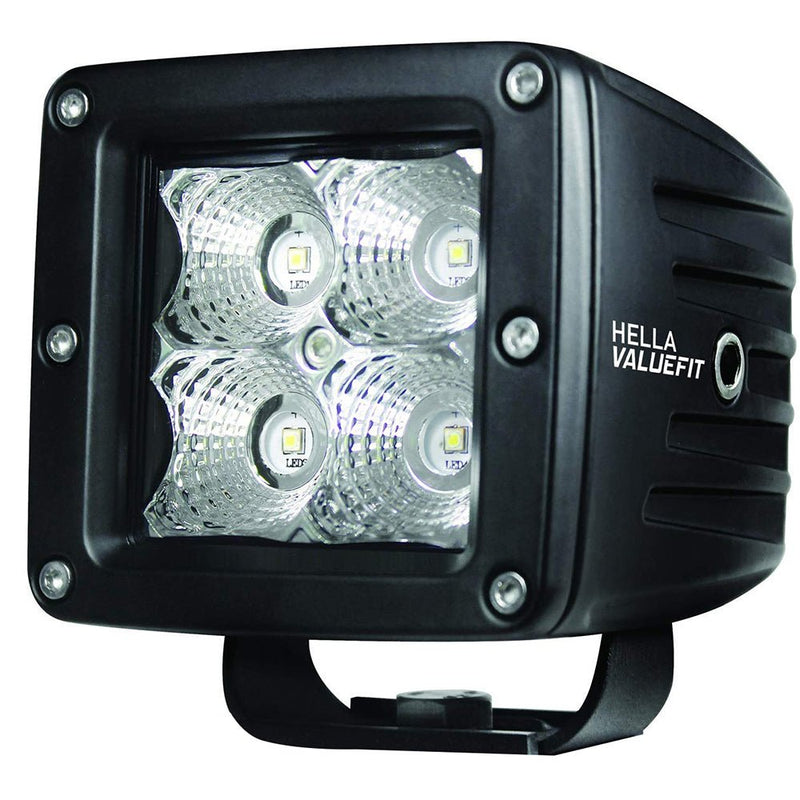 Hella Marine Value Fit LED 4 Cube Flood Light - Black [357204031] - Houseboatparts.com