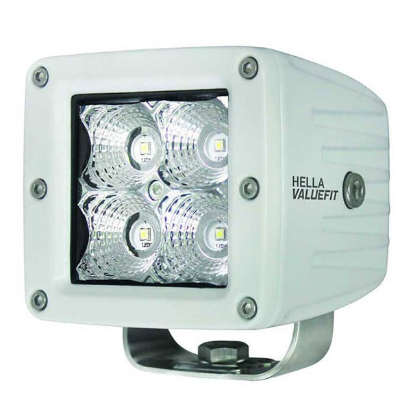 Hella Marine Value Fit LED 4 Cube Flood Light - White [357204041] - Houseboatparts.com