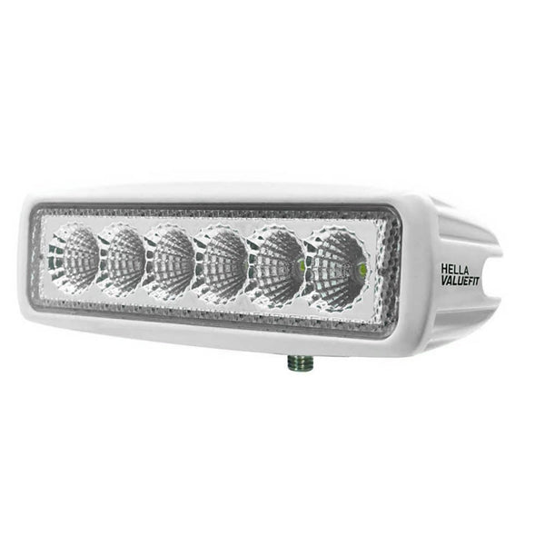 Hella Marine Value Fit Mini 6 LED Flood Light Bar - White [357203051] - Houseboatparts.com