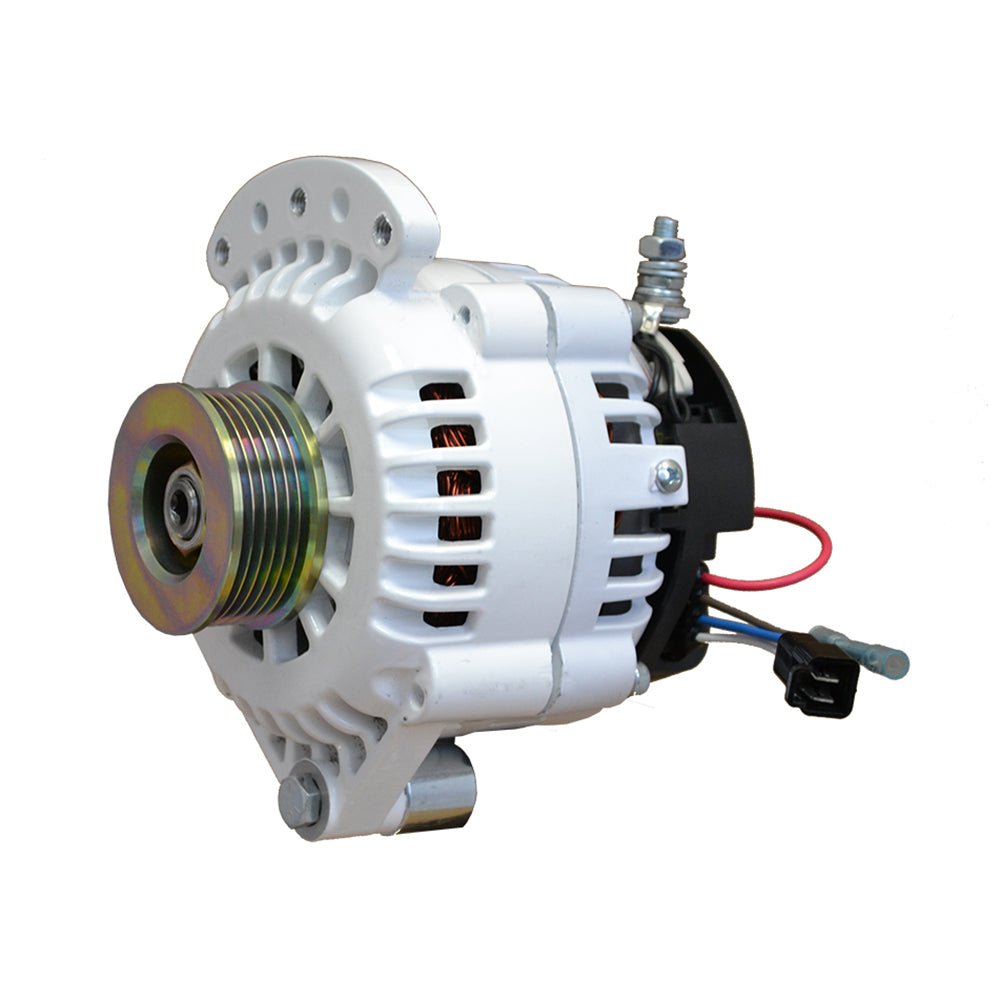 Balmar Alternator 120 Amp 12V 1-2" Single Foot Single K6 Pulley w/Isolated Grounding [621-120-K6] - Houseboatparts.com