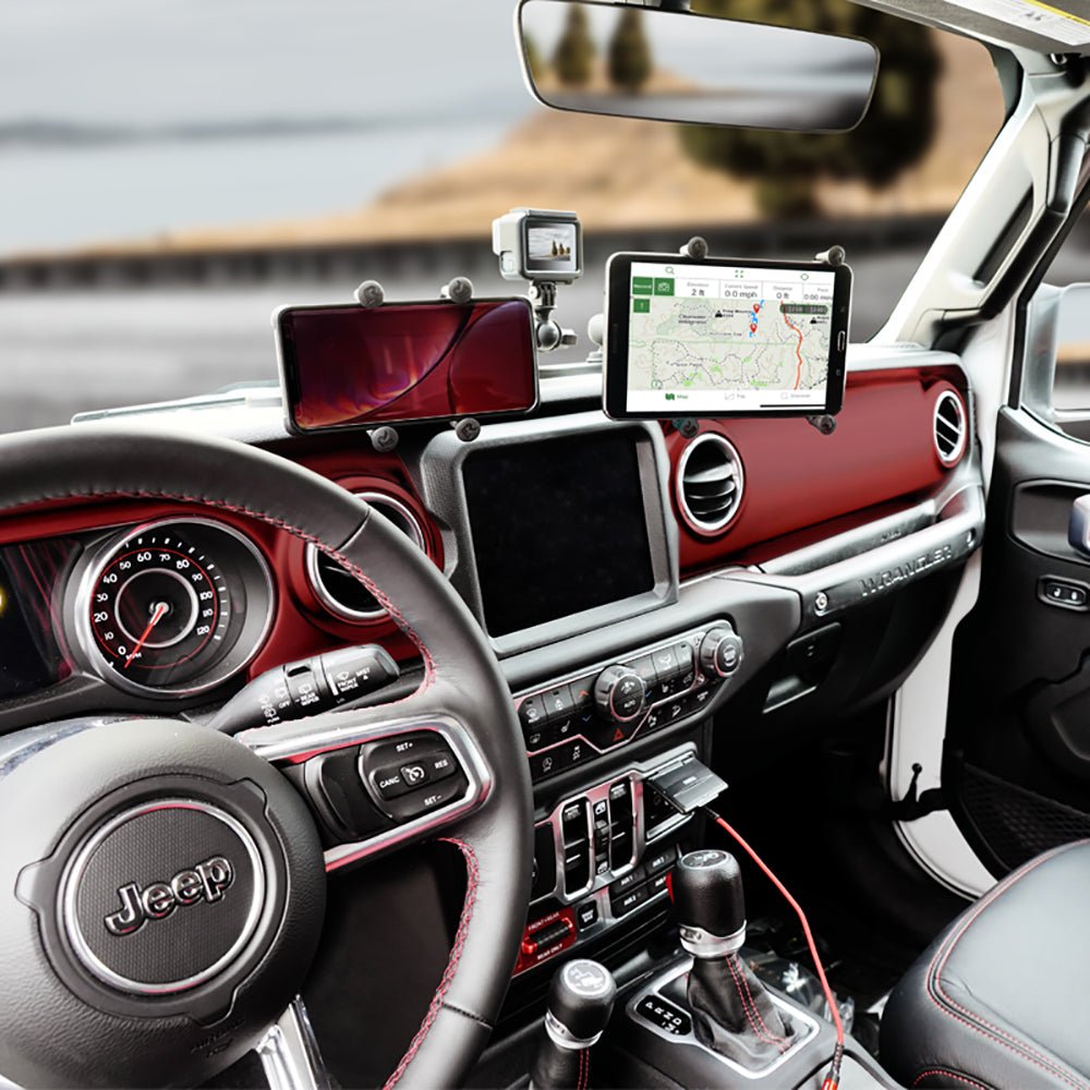 RAM Mount Tough-Track f/18-19 Jeep JL/Gladiator [RAM-DT-204-TRACK-A12U] - Houseboatparts.com