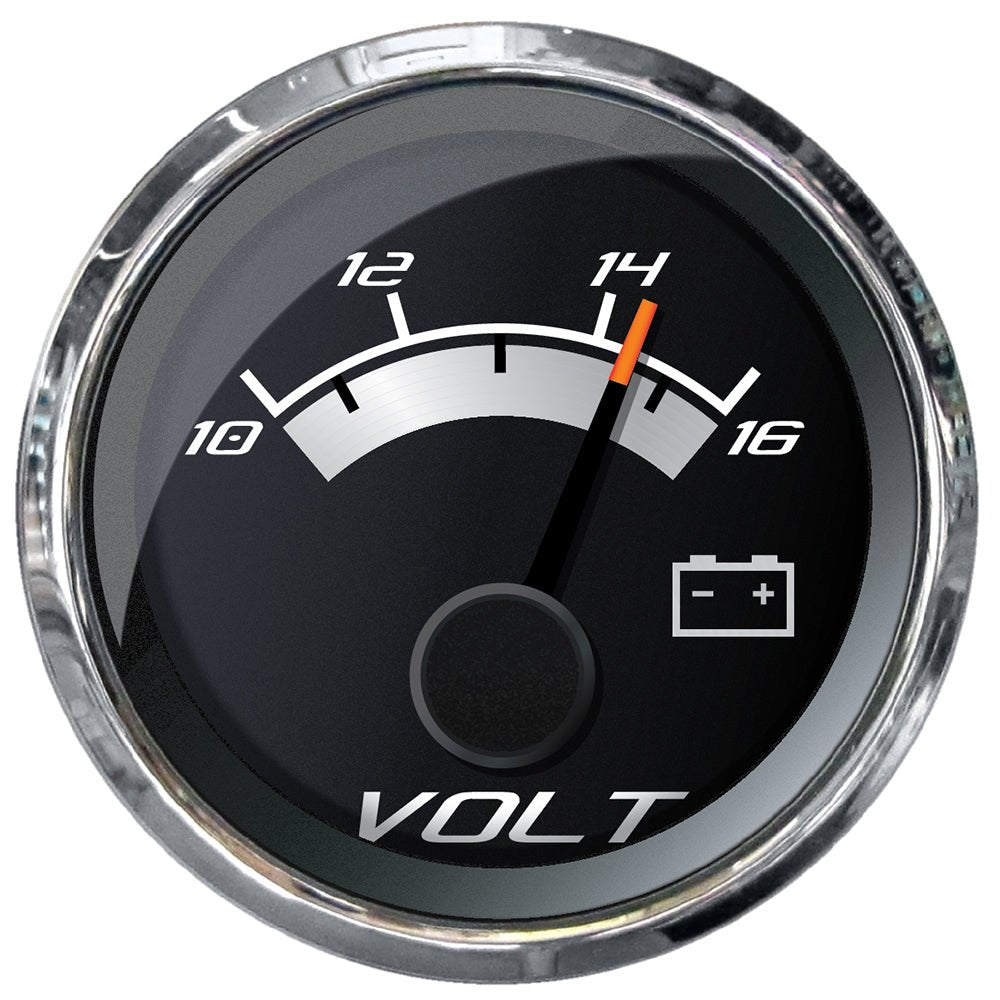 Faria Platinum 2" Voltmeter (10-16 VDC) [22022] - Houseboatparts.com