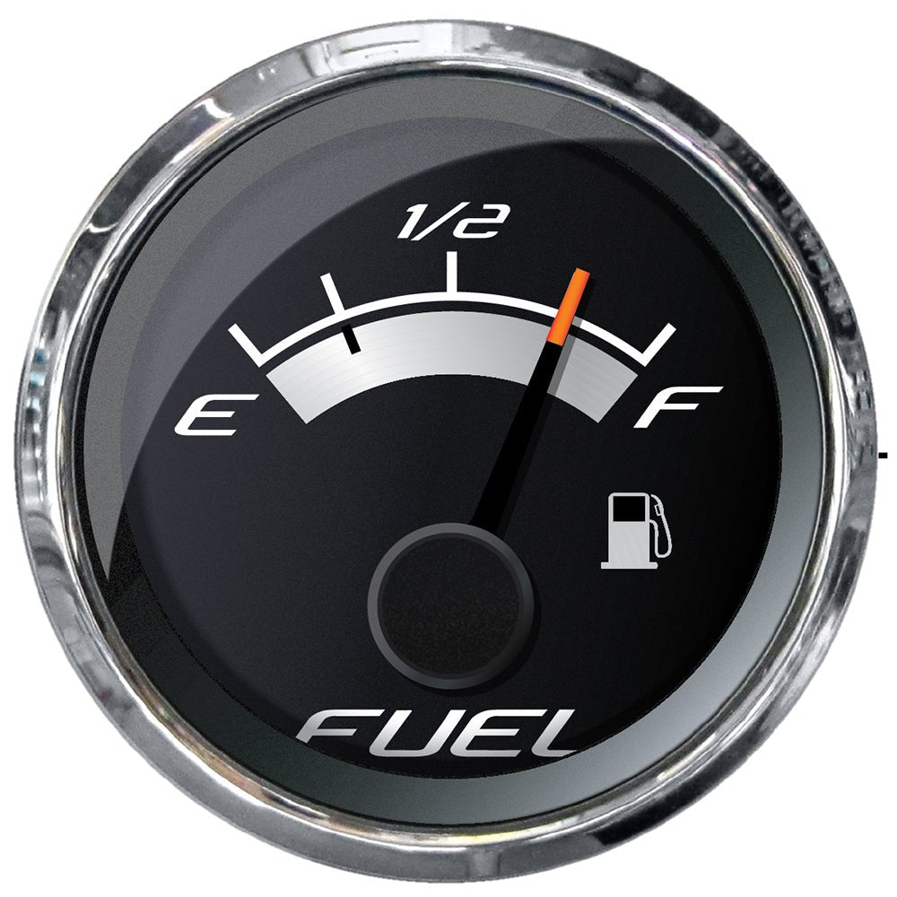 Faria Platinum 2" Fuel Level Gauge (E-1/2-F) [22021] - Houseboatparts.com