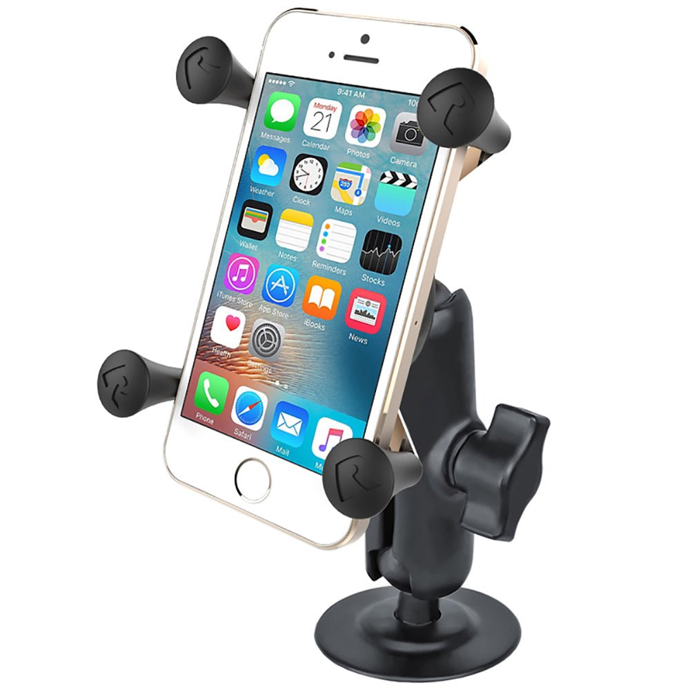 RAM Mount RAM X-Grip Phone Mount w/Flex Adhesive Base [RAP-B-378-UN7U] - Houseboatparts.com