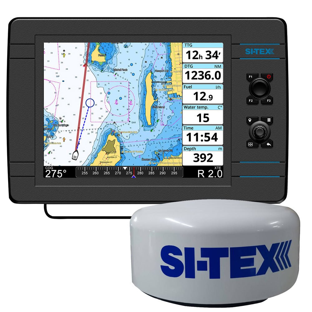 SI-TEX NavPro 1200 w/MDS-15 WiFi 20" Hi-Res Digital Radome Radar w/15M Cable [NAVPRO1200R] - Houseboatparts.com