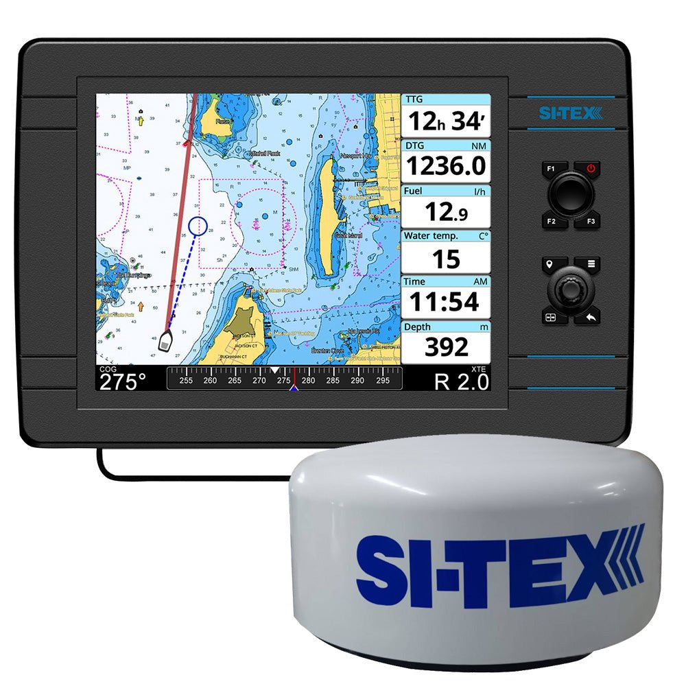 SI-TEX NavPro 1200F w/MDS-15 WiFi 20" Hi-Res Digital Radome Radar w/15M Cable [NAVPRO1200FR] - Houseboatparts.com