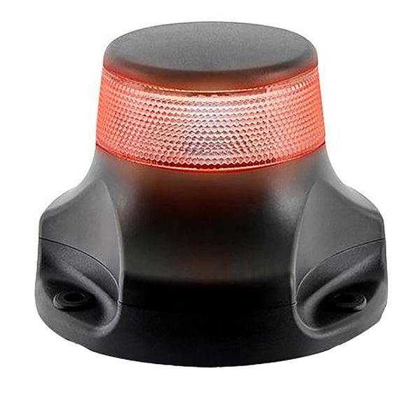 Hella Marine NaviLED 360, 2nm, All Round Light Red Surface Mount - Black Housing [980910521] - Houseboatparts.com