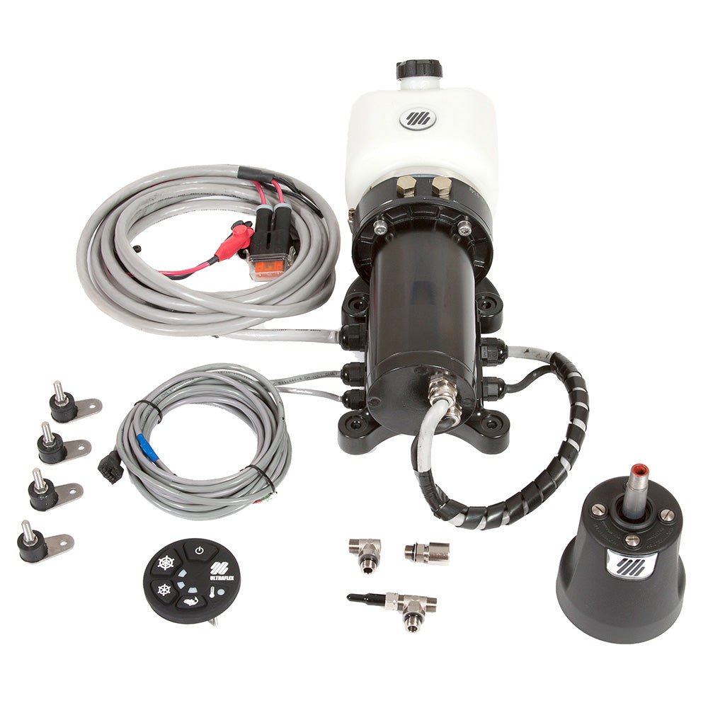 Uflex MasterDrive Single Station Retrofit Kit MD40 - FM Includes Helm, Interface, MasterDrive, Power Unit [MD40FM] - Houseboatparts.com