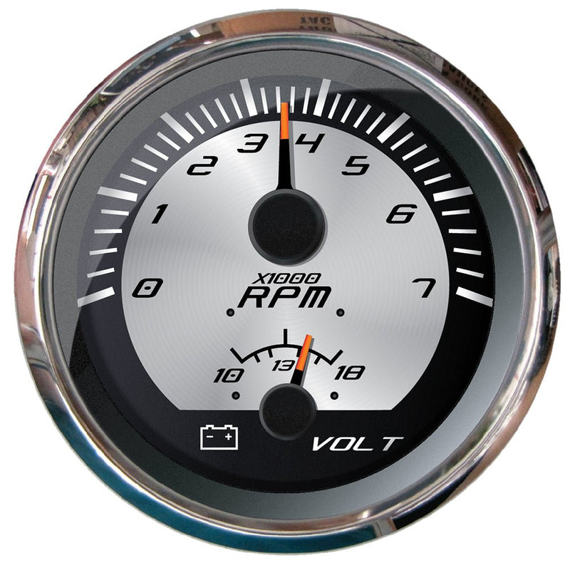Faria Platinum 4" Multi-Function - Tachometer Voltmeter [22016] - Houseboatparts.com