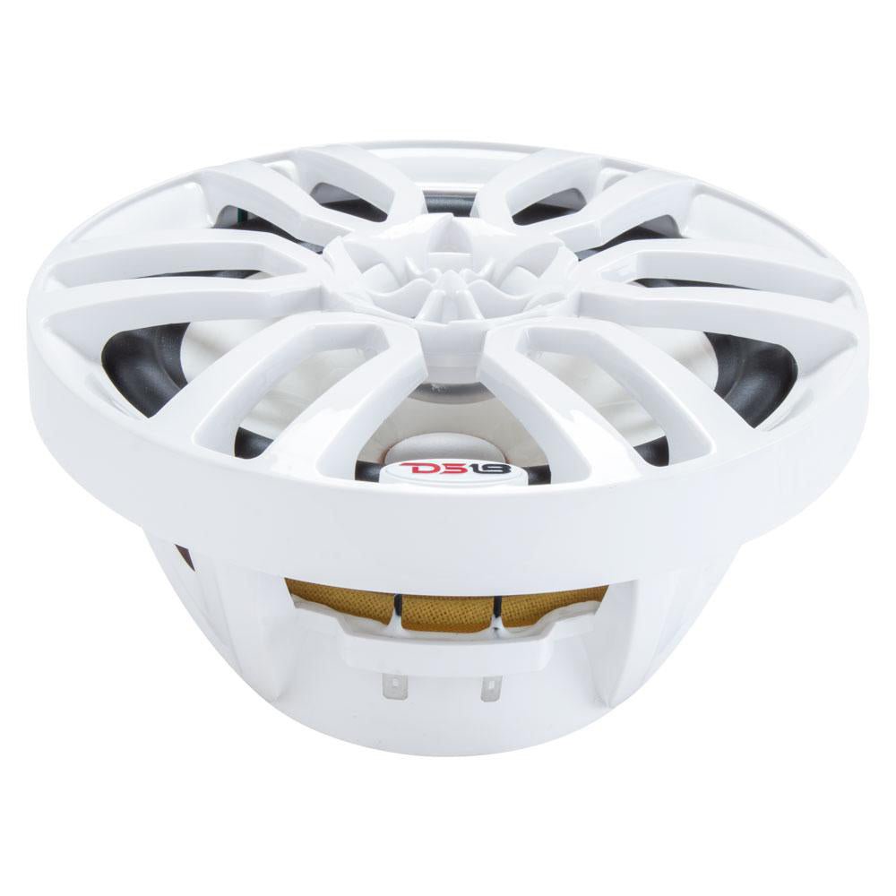 DS18 HYDRO 6.5" 2-Way Marine Speakers w/RGB LED Lights 300W - White [NXL-6] - Houseboatparts.com