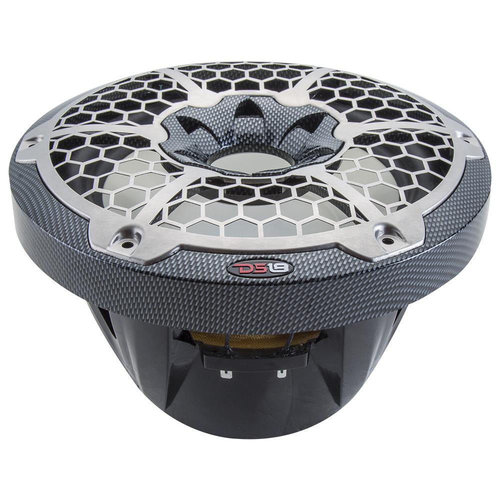 DS18 HYDRO 10" Subwoofer w/RGB Lights - 600W - Carbon Fiber [CF-10SUB] - Houseboatparts.com