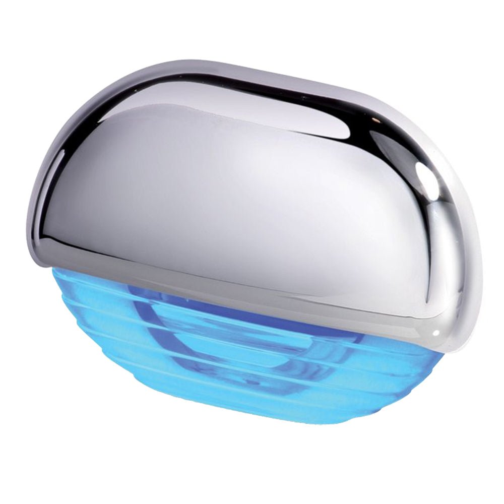 Hella Marine Easy Fit Step Lamp - Blue Chrome Cap [958126101] - Houseboatparts.com