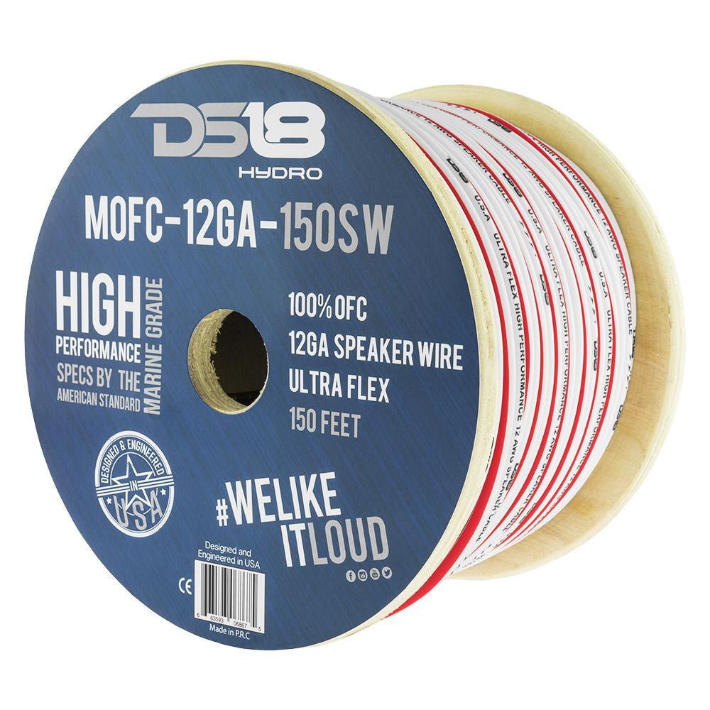 DS18 HYDRO Marine Grade OFC Speaker Wire 12 GA - 150 Roll [MOFC12GA150SW] - Houseboatparts.com