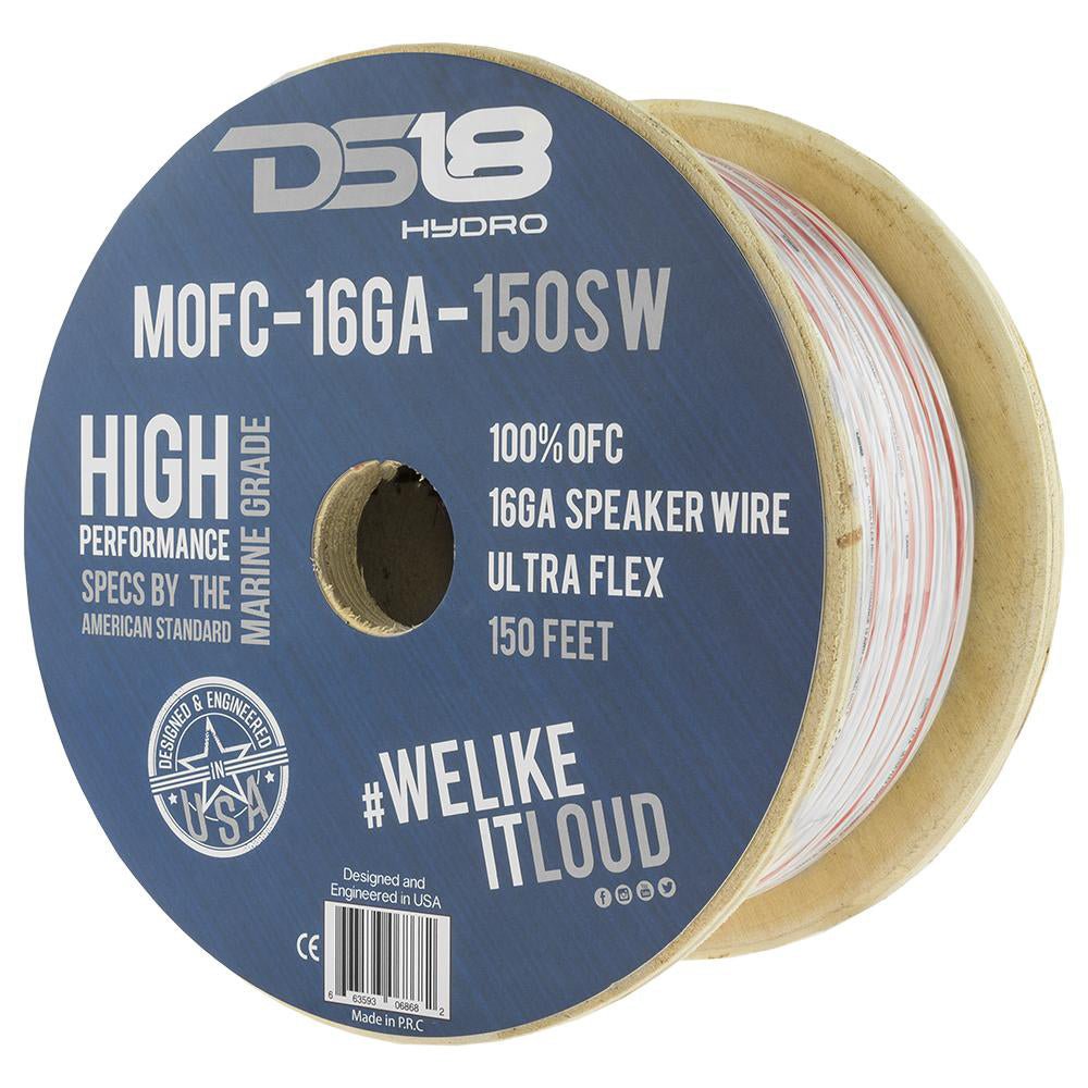 DS18 HYDRO Marine Grade OFC Speaker Wire 16 GA - 150 Roll [MOFC16GA150SW] - Houseboatparts.com