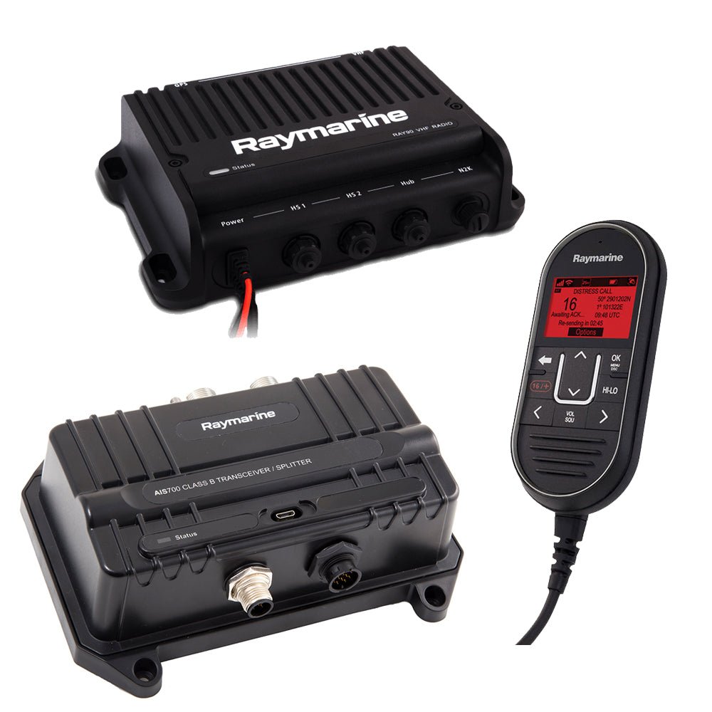 Raymarine Ray90 VHF Radio AIS700 Bundle [T70424] - Houseboatparts.com