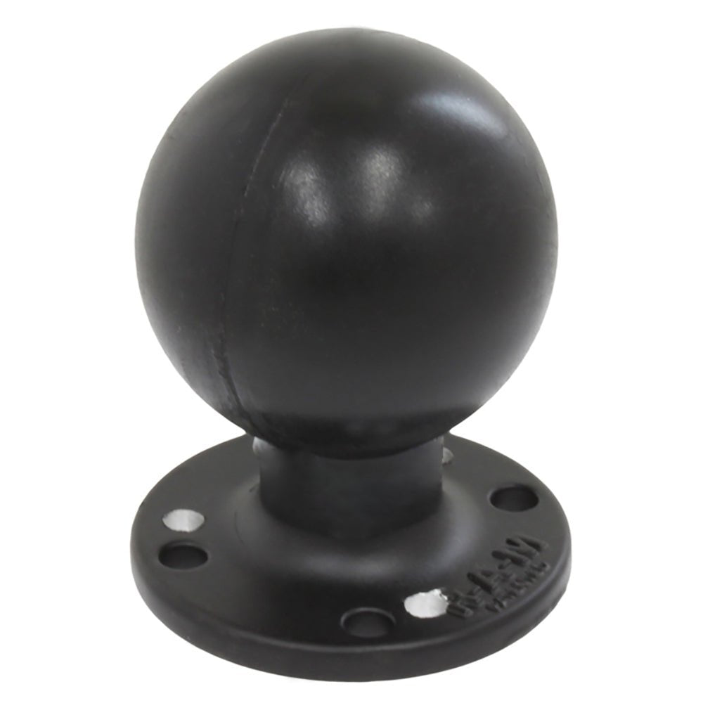 RAM Mount RAM Round Plate w/Ball - 2.25" - D Size Ball - Hole Plate [RAM-D-254-WD1U] - Houseboatparts.com