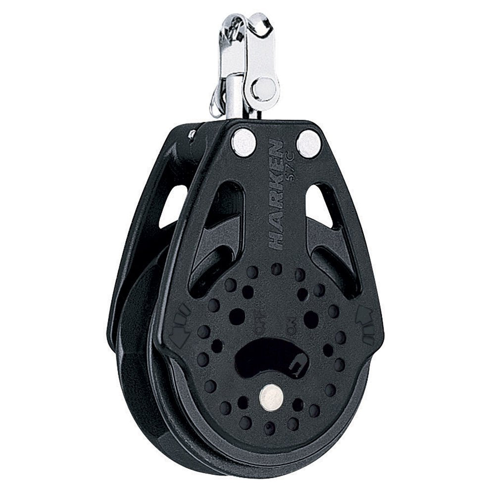 Harken 57mm Carbo Single Ratchet Block w/Swivel [2135] - Houseboatparts.com
