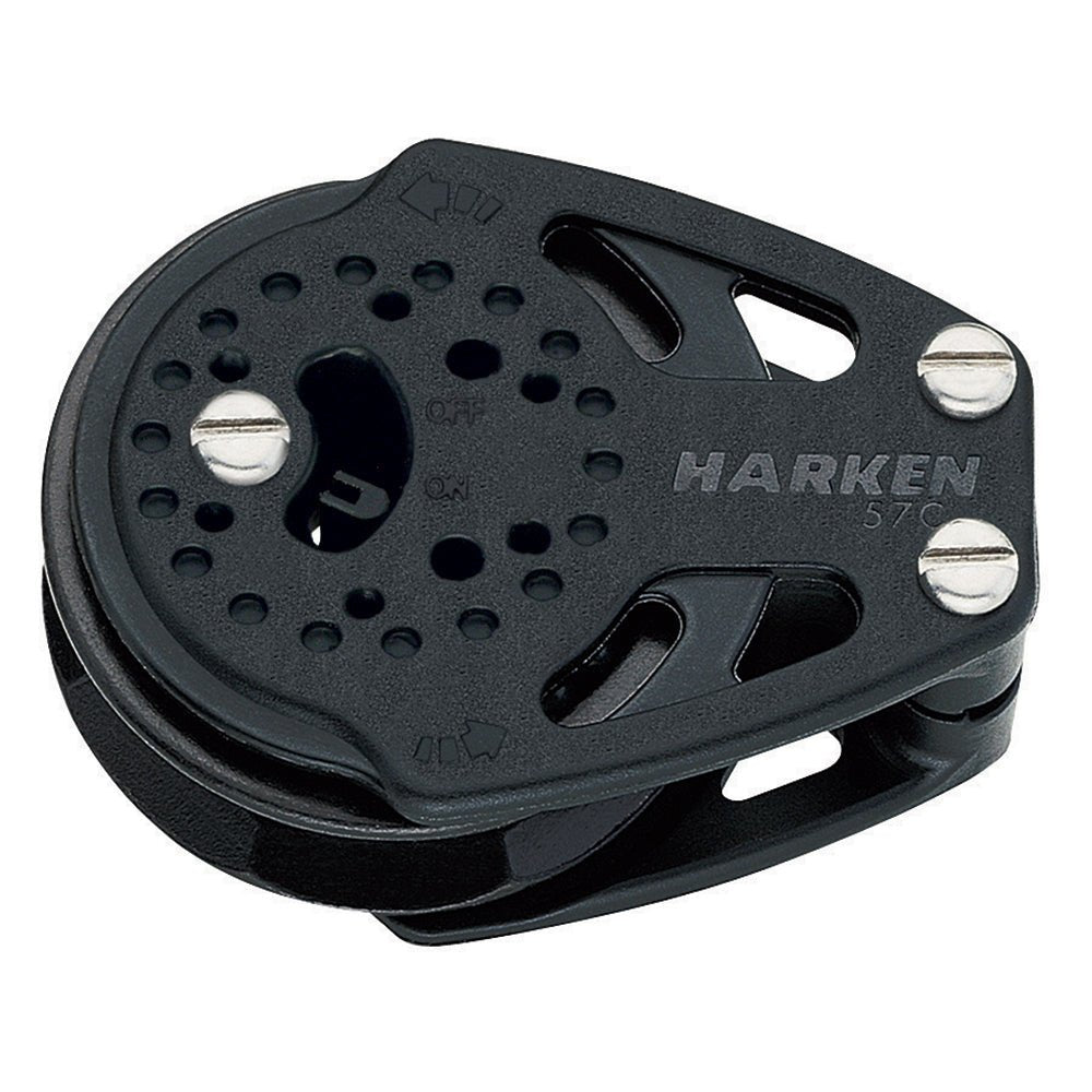 Harken 57mm Single Carbo Ratchet Cheek Block [2137] - Houseboatparts.com