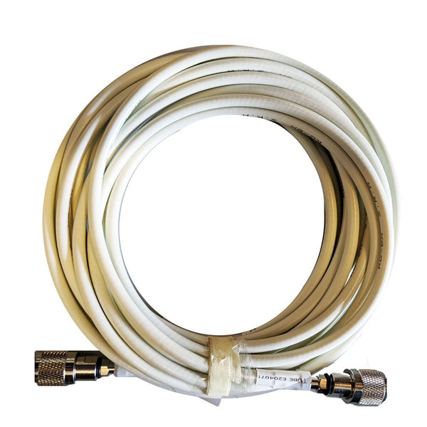 Shakespeare 20 Cable Kit f/Phase III VHF/AIS Antennas - 2 Screw On PL259S RG-8X Cable w/FME Mini Ends Included [PIII-20-ER] - Houseboatparts.com