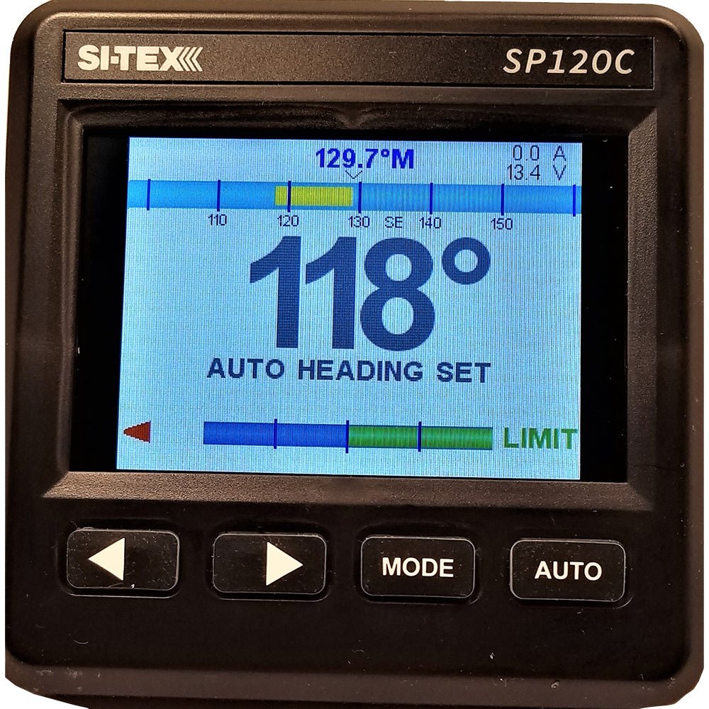 SI-TEX SP-120 Color System w/Rudder Feedback 18CI Pump [SP120C-RF-2] - Houseboatparts.com