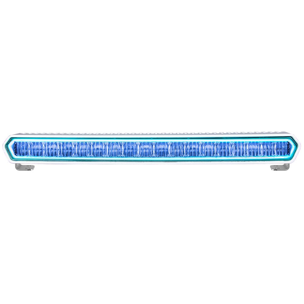 RIGID Industries SR-L Series Marine 20" White LED Lightbar - White Light w/Blue Halo [62001] - Houseboatparts.com