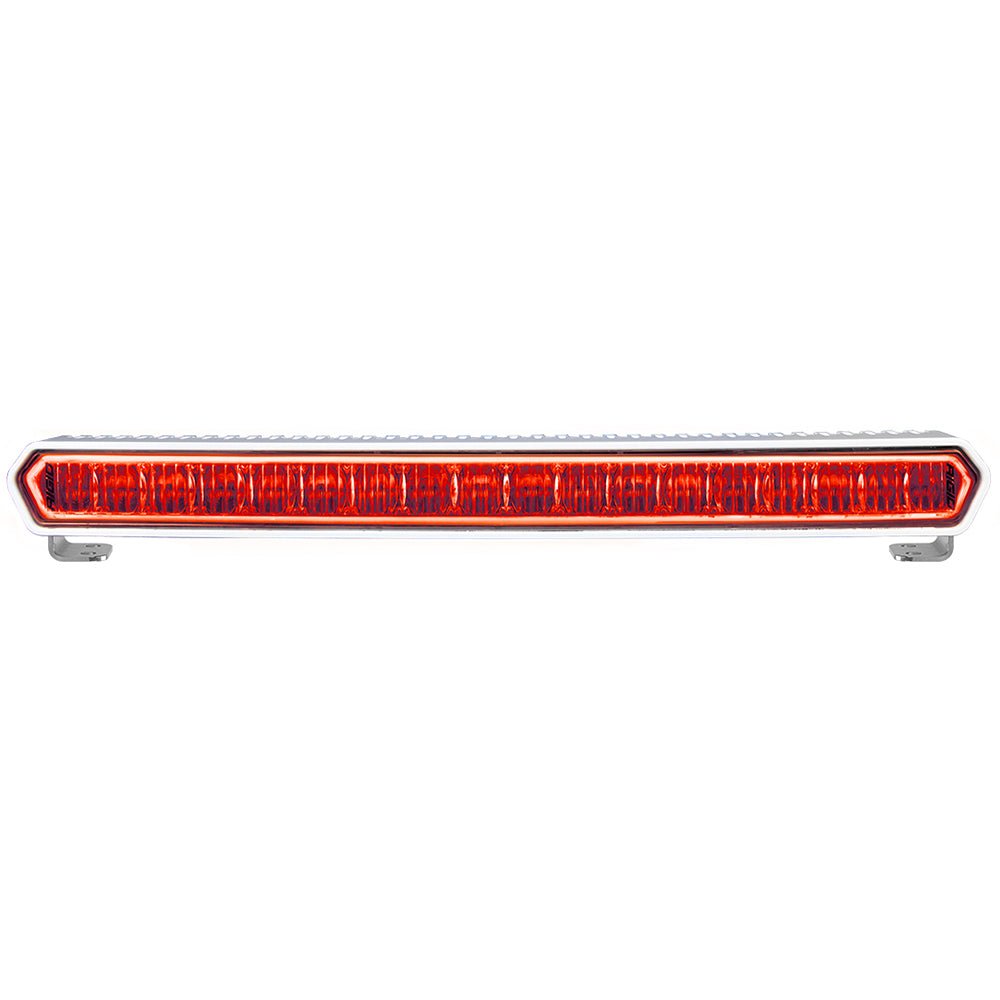 RIGID Industries SR-L Series Marine 20" White LED Lightbar - White Light w/Red Halo [62002] - Houseboatparts.com