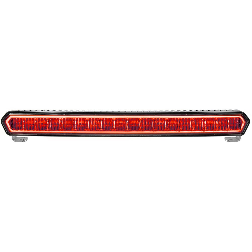 RIGID Industries SR-L Series Marine 20" Black LED Lightbar - White Light w/Red Halo [62102] - Houseboatparts.com