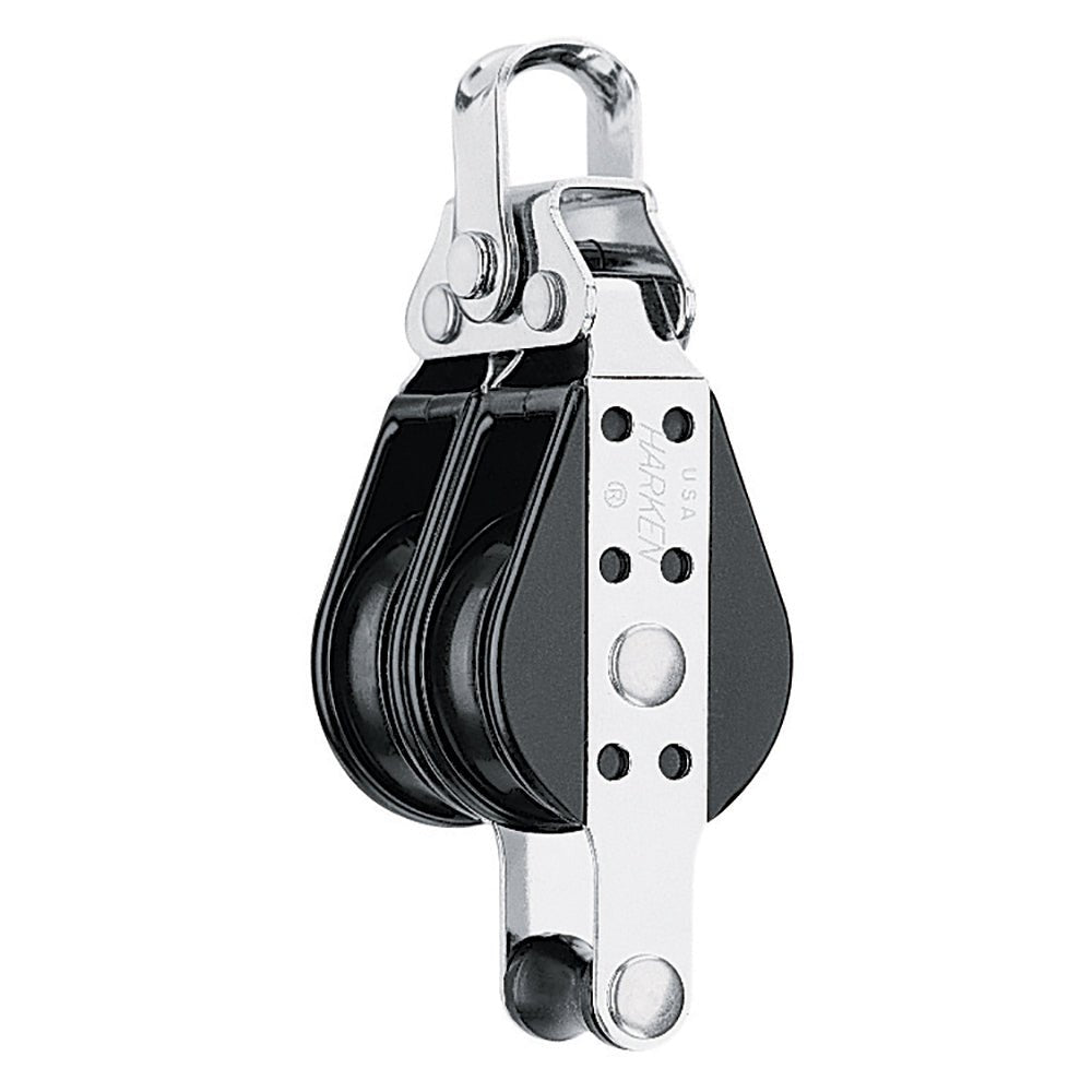 Harken 38mm Double Big Bullet Block w/Becket [128] - Houseboatparts.com