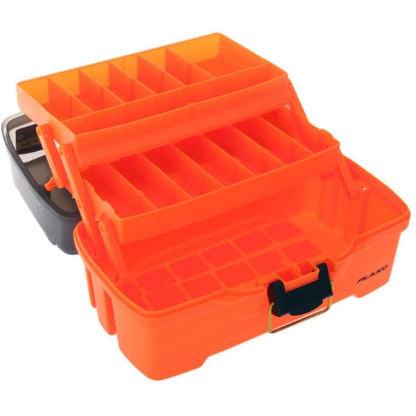 Plano 2-Tray Tackle Box w/Dual Top Access - Smoke Bright Orange [PLAMT6221] - Houseboatparts.com