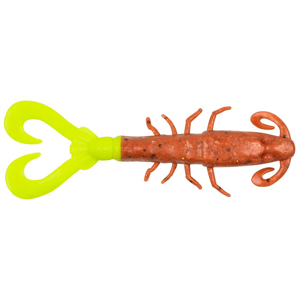 Berkley Gulp! Mantis Shrimp - New Penny/Chartreuse [1278778] - Houseboatparts.com