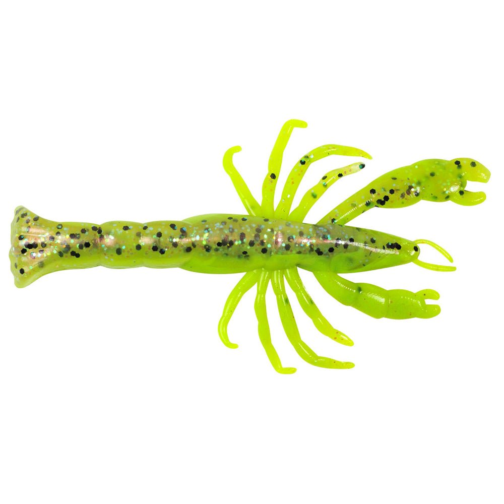 Berkley Gulp! Ghost Shrimp - Chartreuse Belly Shrimp [1189202] - Houseboatparts.com