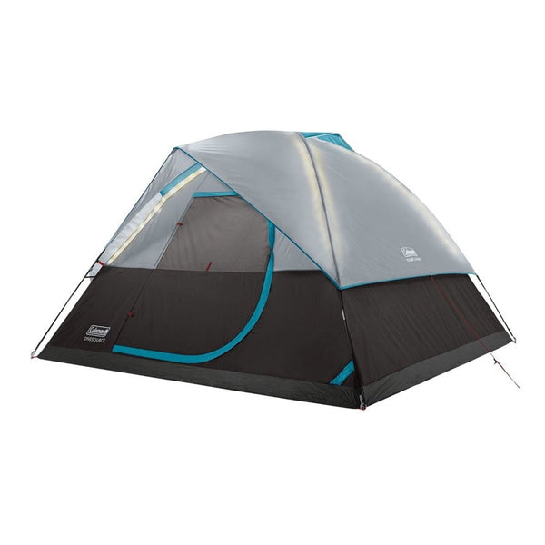 Coleman OneSource Rechargeable 4-Person Camping Dome Tent w/Airflow System LED Lighting [2000035457] - Houseboatparts.com
